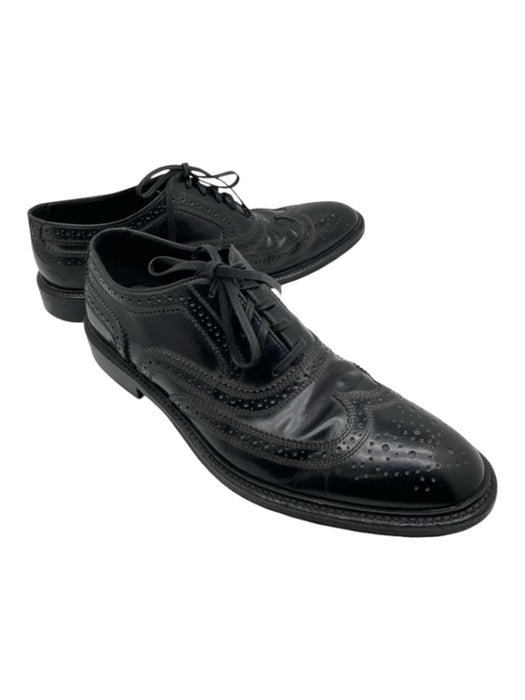 To Boot New York Shoe Size 11 AS IS Black Leather Broguing Dress Men's Shoes 11