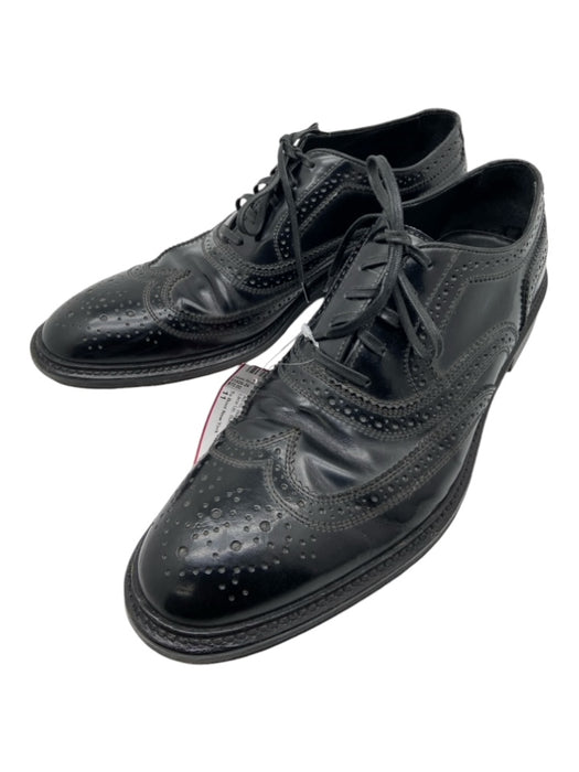 To Boot New York Shoe Size 11 AS IS Black Leather Broguing Dress Men's Shoes 11