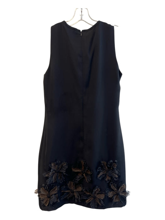 W by Worth Size 2 Black Polyester Round Neck Keyhole Sleeveless Dress Black / 2