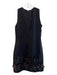 W by Worth Size 2 Black Polyester Round Neck Keyhole Sleeveless Dress Black / 2