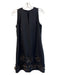 W by Worth Size 2 Black Polyester Round Neck Keyhole Sleeveless Dress Black / 2