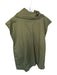 Pip Squeak Chapeau Size S Olive Green Cotton Cap Sleeve Turtleneck Dress Olive Green / S