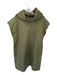 Pip Squeak Chapeau Size S Olive Green Cotton Cap Sleeve Turtleneck Dress Olive Green / S