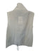 Zara Size XS Bone Modal Blend Funnel Neck Drawstring Waist Vest Bone / XS