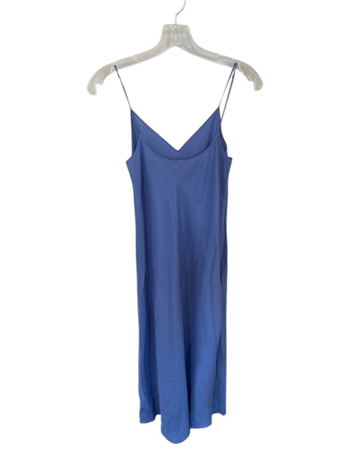 Beautiful People Size P Purple Silk Spaghetti Strap Midi Slip Dress Dress Purple / P