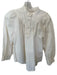 LaRoque Size XS Cream Cotton Long Balloon Sleeve Buttons Top Cream / XS