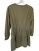 Rails Size S Army Green Cotton Long Sleeve Smocked Waist V Neck Dress Army Green / S