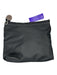 aallyn Black & Gray Nylon Stitching Pouch Bag Black & Gray / XS