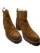 Bernardo Shoe Size 8.5 Brown Suede Rubber Sole Elastic Paneling Block Heel Boots Brown / 8.5
