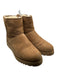 Ugg Shoe Size 8.5 Chesnut Suede Wedge Shearling Lined Ankle Boots Chesnut / 8.5