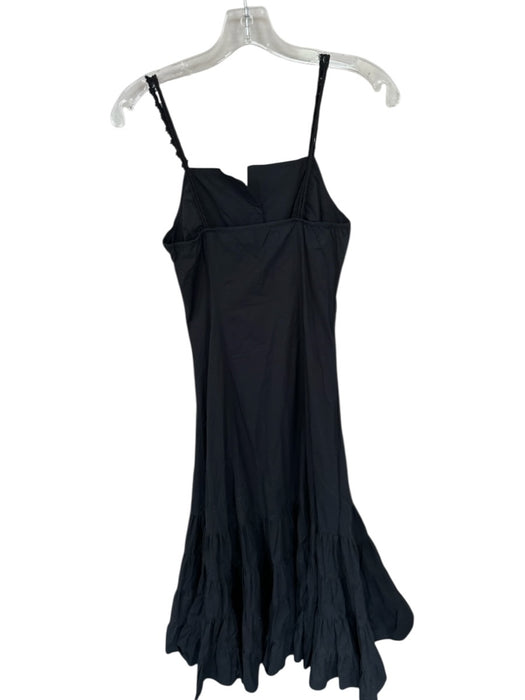 Beatrice B. Size Est S Black Button Up Tiered high neck Maxi Dress Black / Est S