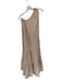 S/W/F Size Est L Khaki One Shoulder Tie Waist Tiered Maxi Dress Khaki / Est L