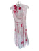 S/W/F Size Est S Pink Cotton Tie Dye Open Back Sleeveless Maxi Dress Pink / Est S