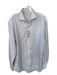 Ledbury Size 16.5 Pink & Blue Cotton Grid Button Down Men's Shirt Pink & Blue / 16.5
