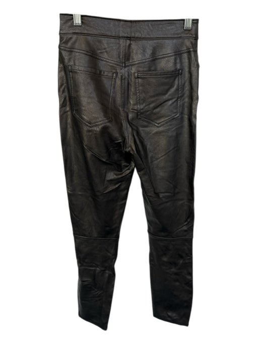 Spanx Size XS Brown Vegan Leather Elastic Waist Pants Brown / XS
