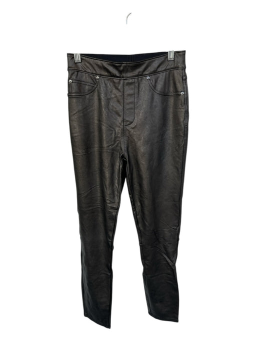 Spanx Size XS Brown Vegan Leather Elastic Waist Pants Brown / XS