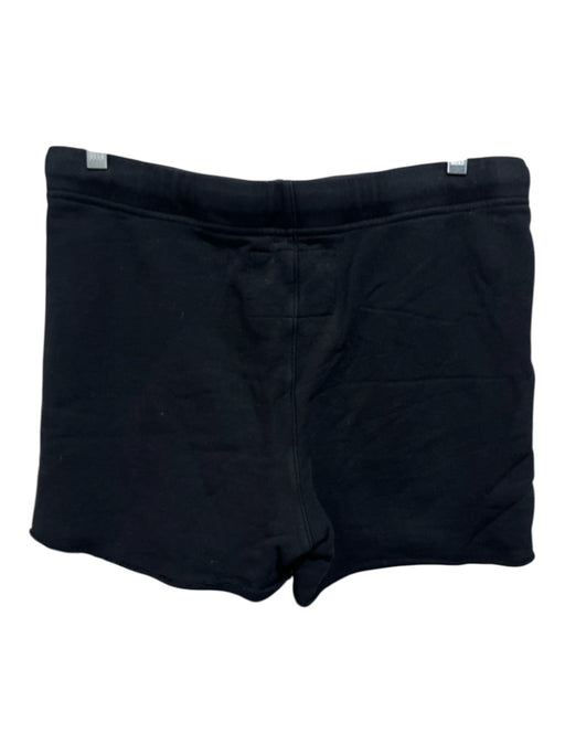 Frank & Eileen Size S Black Cotton Drawstring Waist Solid Shorts Black / S
