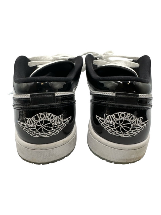 Jordan Shoe Size 10 Black & White Patent Leather Solid Sneaker Men's Shoes Black & White / 10