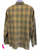 Burberry Size XXL Green Cotton Plaid Button Up Snap button Long Sleeve Shirt Green / XXL