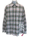 Burberry Size XXL Light Blue & White Cotton Nova Check Men's Long Sleeve Shirt Light Blue & White / XXL