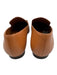 Lafayette 148 Shoe Size 37 Tan Brown & Gold Leather Square Toe Buckle Loafers Tan Brown & Gold / 37