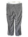 Nils Size 8 Gray & Animal Print Polyester Crosshatching Straight Ski Pants Pants Gray & Animal Print / 8