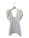 Likely Size 0 White Polyester Blend Bell Sleeve Pearl Detail Mini Back Zip Dress White / 0