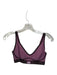 Alo Size XS Purple & Black Polyester Blend Velvet Detail Line Details sports bra Purple & Black / XS