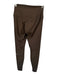 Alo Size S Brown Nylon Blend Metallic High Waist Crop Athletic Leggings Brown / S