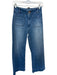 Maeve Size 26 Dark Wash Cotton Blend Front Pocket Straight Leg High Waist Jeans Dark Wash / 26