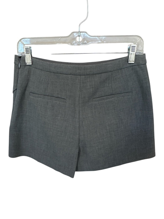 Babaton Size 4 Gray Recycled Polyester Blend Heathered Asymmetric flap Skort Gray / 4