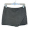 Babaton Size 4 Gray Recycled Polyester Blend Heathered Asymmetric flap Skort Gray / 4