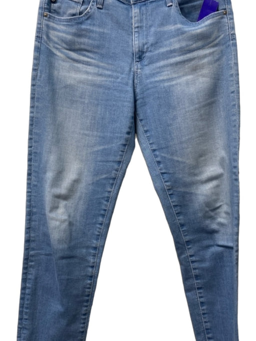Adriano Goldschmied Size 29 Light Denim Cotton Blend 5 Pocket Mid Rise Jeans Light Denim / 29