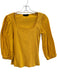 Sanctuary Size XS Yellow Cotton & Spandex Scoop Neck Ribbed Bodice Fitted Top Yellow / XS
