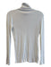 Vince Size XS White Viscose & Spandex Blend Turtle Neck Ribbed Fitted Bodice Top White / XS