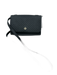 Tory Burch Black Leather Embossed Flap Magnetic Snap Closure Crossbody Bag Black