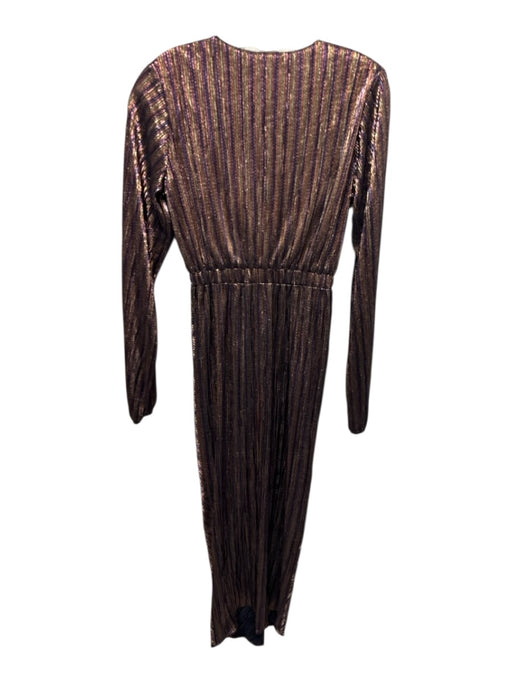 Ramy Brook Size XS Black, Pink & Multi Polyester Metallic Thread Dress Black, Pink & Multi / XS