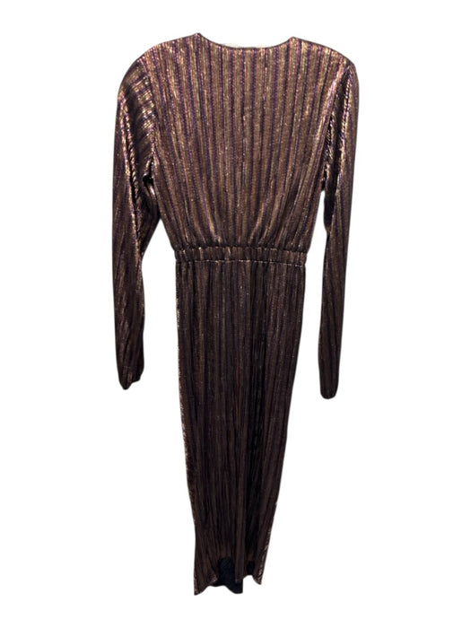 Ramy Brook Size XS Black, Pink & Multi Polyester Metallic Thread Dress Black, Pink & Multi / XS