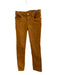 Tory Burch Size 25 Mustard Cotton & Elastane Denim Solid Low Rise Skinny Jeans Mustard / 25