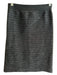 Tess by Tina Size One Size Fits Most Black Nylon Blend Metallic Shimmer Skirt Black / One Size Fits Most