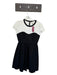 Kate Spade Size 2 White & Black Viscose Blend Short Sleeve Dress White & Black / 2