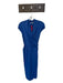 MM. Lafleur Size 4 Blue Triacetate Cap Sleeve Belted Midi Dress Blue / 4