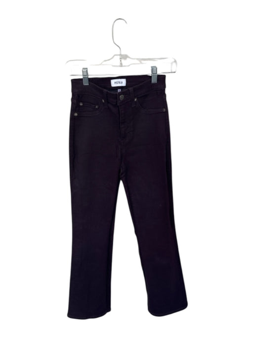 Pistola Size 25 Plum Cotton Blend Cropped Spandex Pants Plum / 25