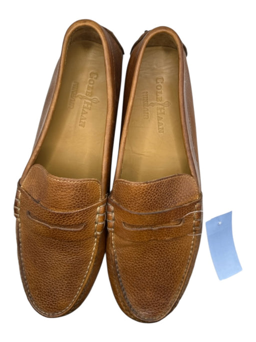 Cole Haan Brown Leather Driver Men's Loafers Brown
