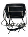 Rebecca Minkoff Black Leather Silver Hardware Zip Tassel Crossbody Bag Black / S