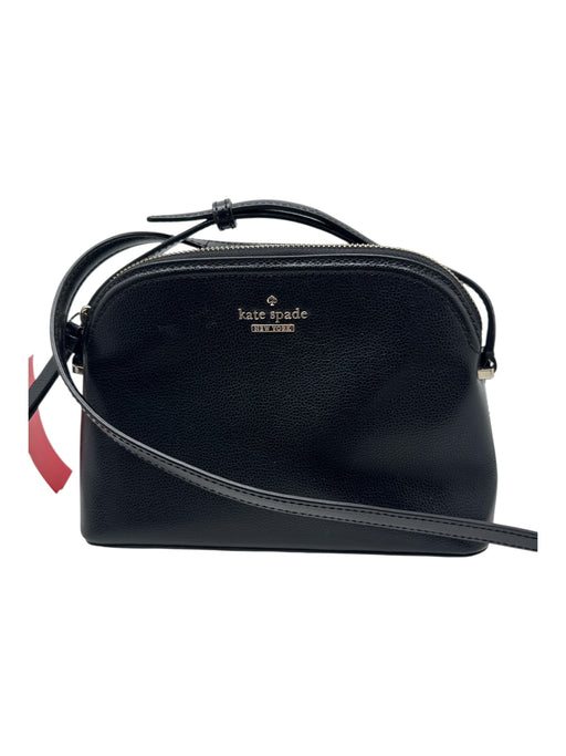 Kate Spade Black Leather Zip Close Inner Pocket Crossbody Bag Black / S