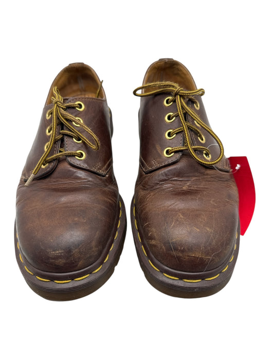Dr. Martens Shoe Size Est 9 Brown Leather Solid Dress Men's Shoes Brown / Est 9