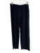 OST Size M Black No Fabric Tag Elastic Waist Knit Flat Front Wide Leg Pants Black / M