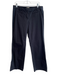 Elevenses Size 10 Black Cotton Mid Rise Zip Fly Belt loops Wide Leg Pants Black / 10