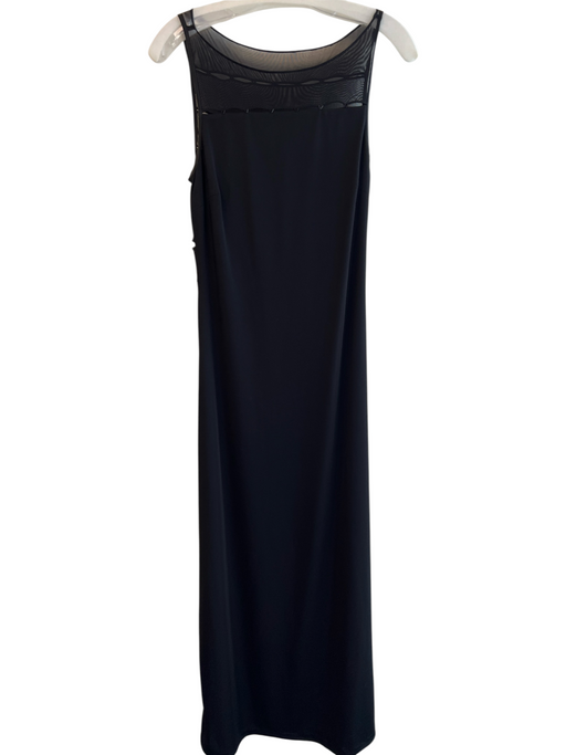 Rimini Size 6 Black Polyester Sleeveless Cutout Detailing Side Zip Dress Black / 6